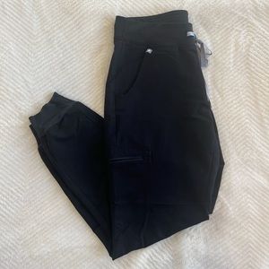 Figs Black Jogger Scrubs Pants